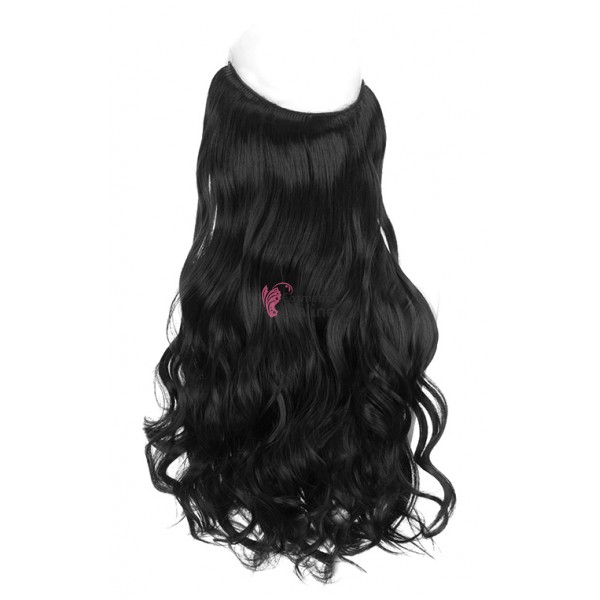 Extensie de par cu 5 Clips On delux tripla ondulata de 60 cm,  DE0H4010 Brunet